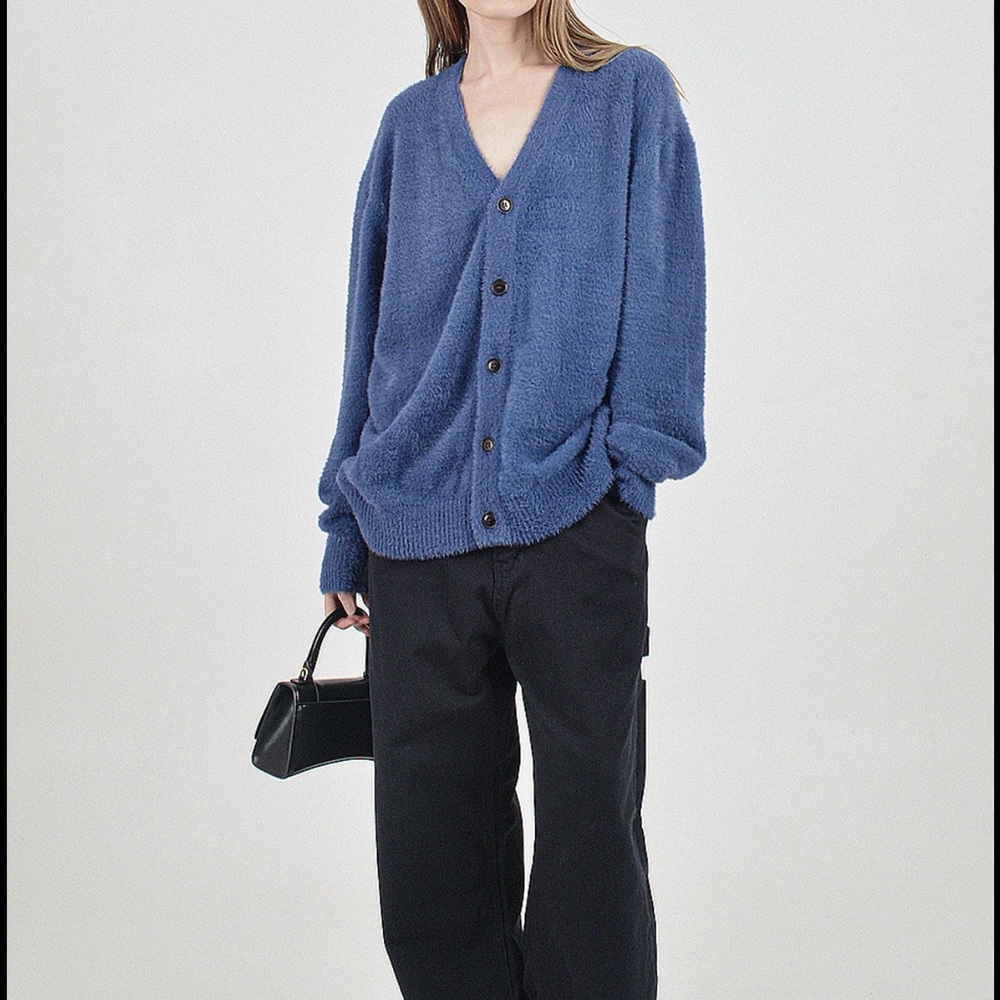 Plain Knit Buttom Up Massimo Dutti Cardigan